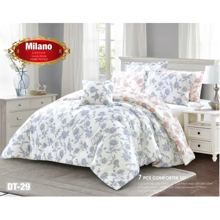 Milanobedlinen Comforter DT 100% Cotton 7pcs Set